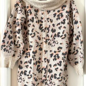 Anthropologie Emmy Cowl Neck Tunic Sweater